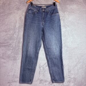 Levi's 80s Mom Jeans Womens 30 Medium Wash Blue High Rise Tapered Relaxed Denim